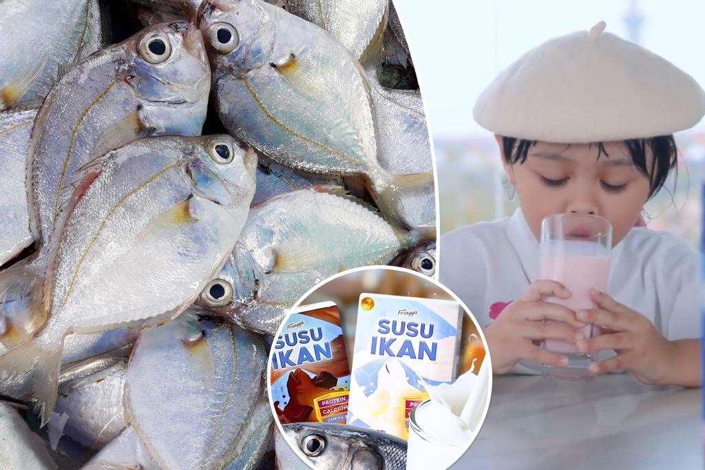 Controversial 'fish milk' touted as a drink option for children